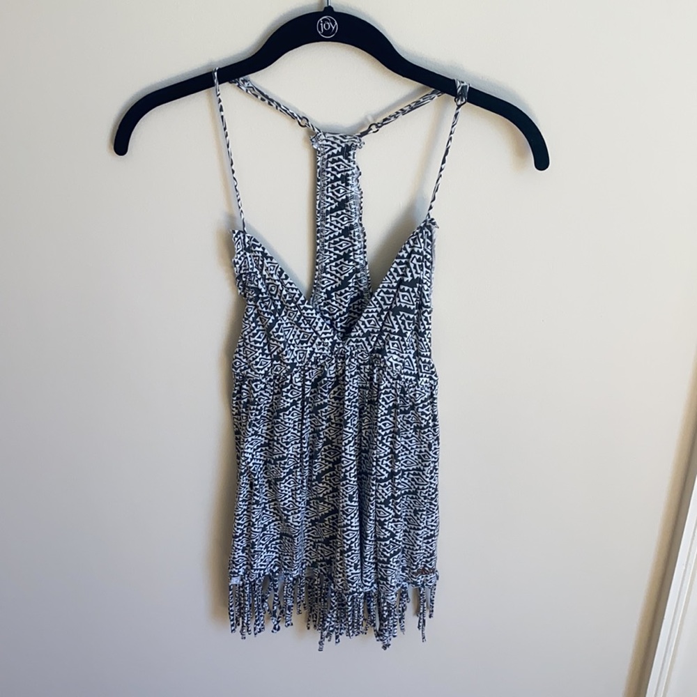 Billabong Patterned fringe top